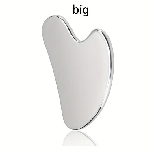 GlowSculpt™ Stainless Steel Gua Sha – Lift, Sculpt & Reduce Puffiness