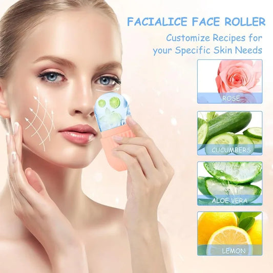 IceGlow™ Facial Roller – Reduce Puffiness & Get Glowing Skin Instantly